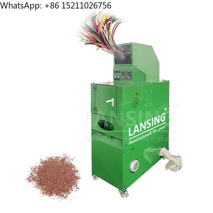 الاستخدام المنزلي آلة إعادة تدوير الأسلاك النحاسية النفايات السعر المنخفض آلة إعادة تدوير المعادن الأوتوماتيكية آلة تحبيب الأسلاك النحاسية الصغيرة #1
