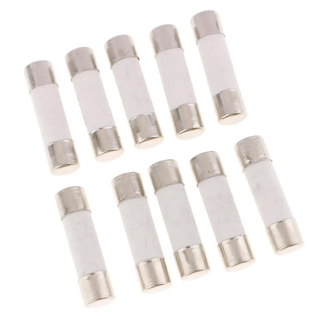 

High Voltage Ceramic Fuse 500V Fast Acting Tube Set for Power Supply and Electrical Panel Safety