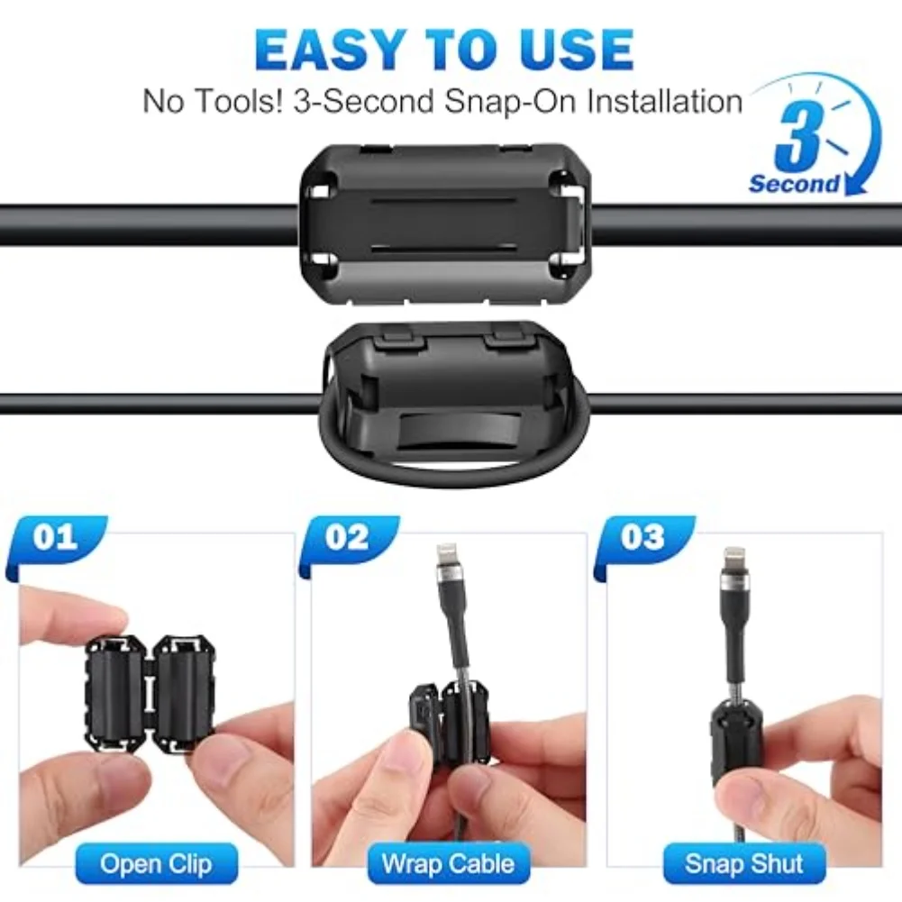 Snap-On Ferrite Bea…