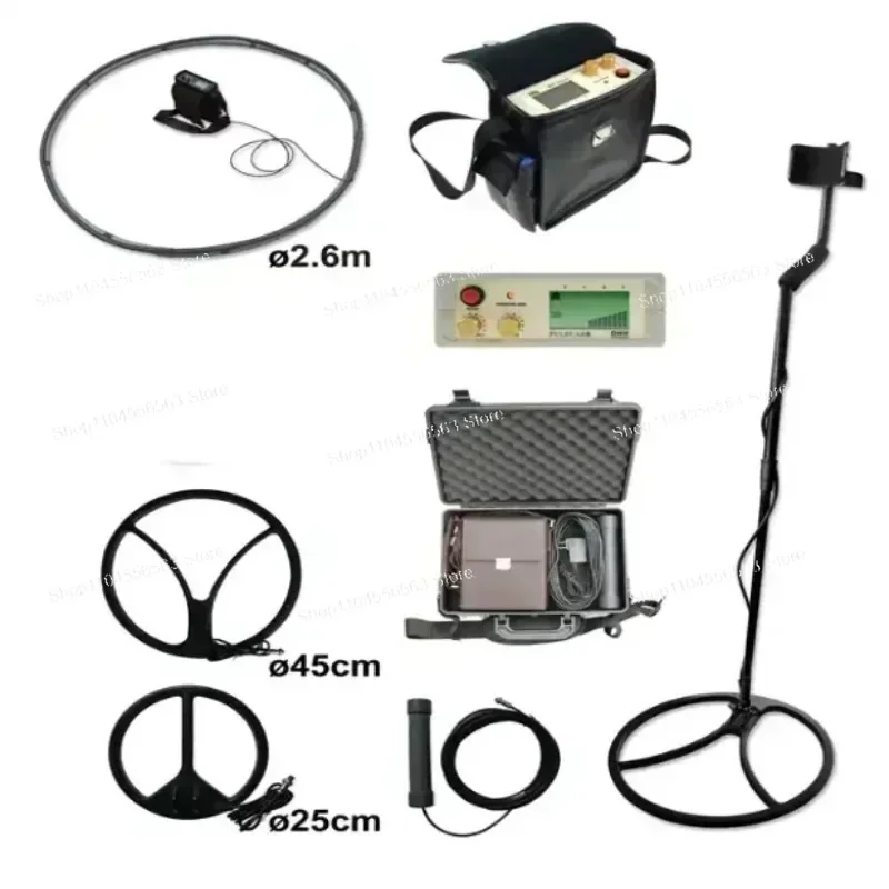 

AR6 Pulse Induction Gold Detector - High Sensitivity Dual Coil Metal Detector with Waterproof Detection