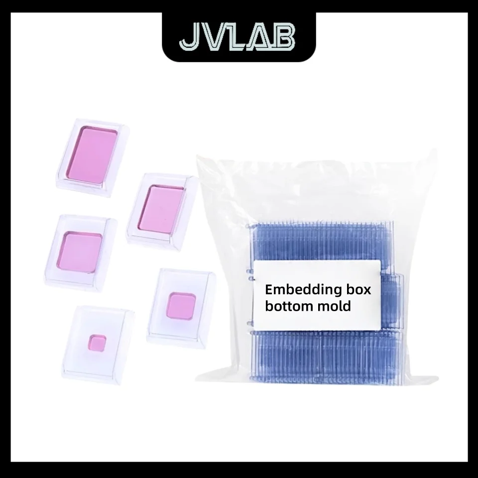 

Disposable PVC Plastic Embedding Bottom Film Mold Multiple Specifications 100pcs/Pk OCT Embedding Box Frozen Sliced Sealed JVLAB