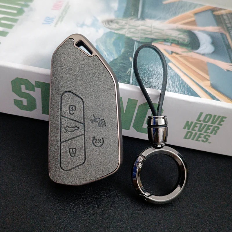 

Portable Key Case 5 Button for VW Golf 8 Mk8 GTI GTD R ID3 ID4 2020 Skoda Octavia MK8 Remote Car Key Cover Keychain Accessories