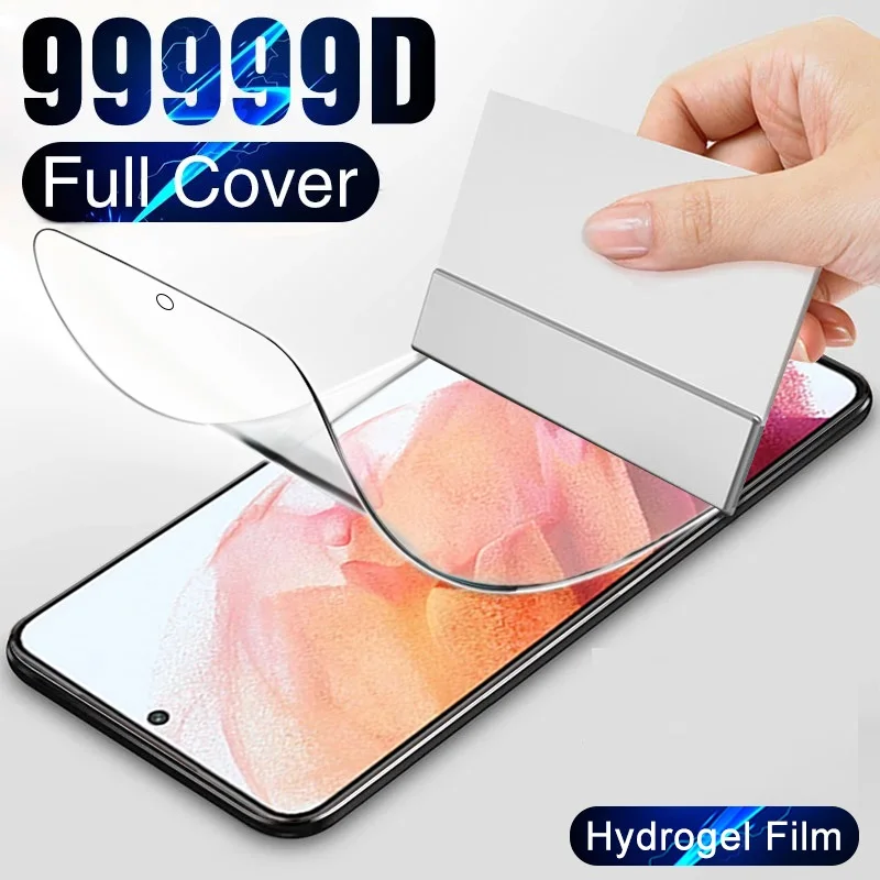 For Sharp Aquos sense6 sense 6 zero6 zero 6 R6 Clear TPU /Anti-Fingerprints Hydrogel Full Cover Soft Screen Protector Film