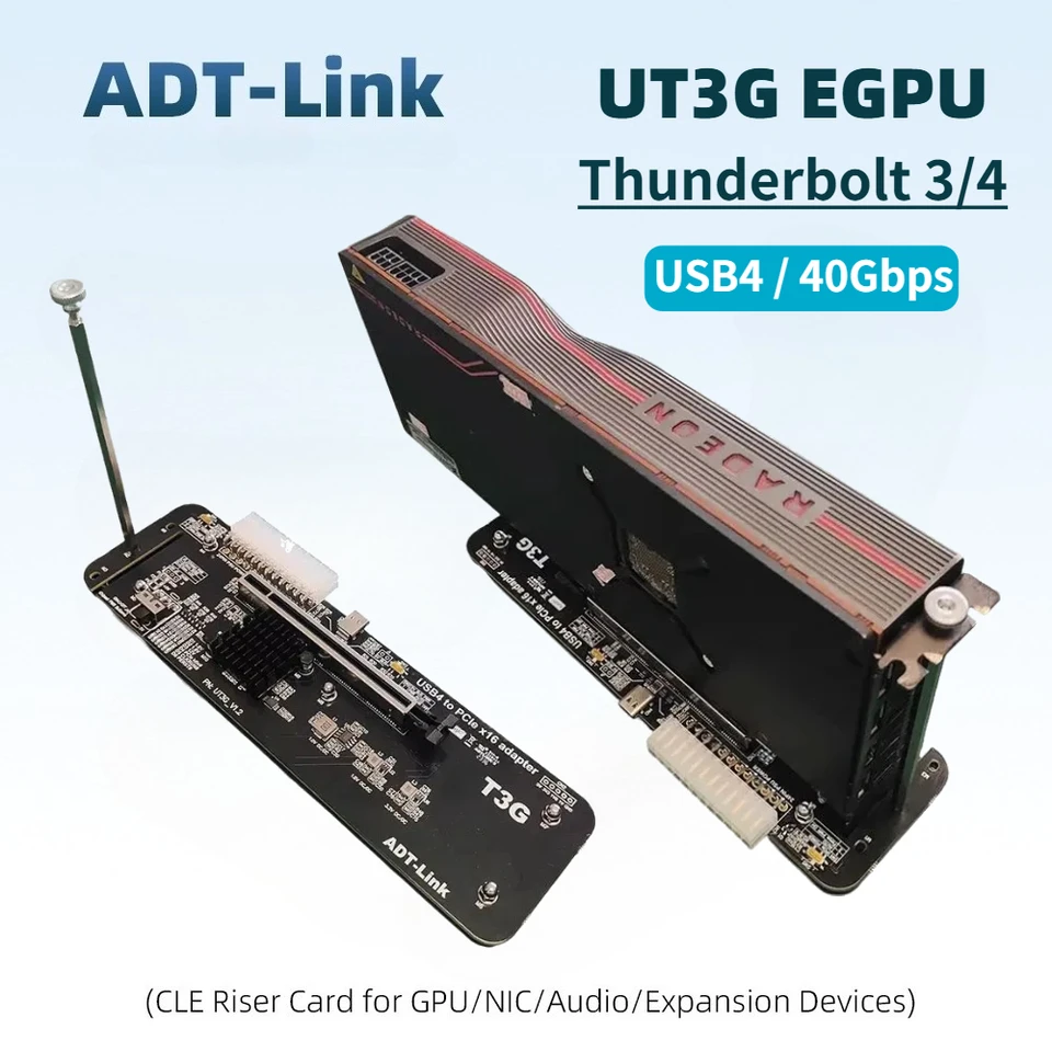 ADT-Link UT3G UT4G Thunderbolt 4 eGPUドック S841e600528824b9c8a96bba0b0239