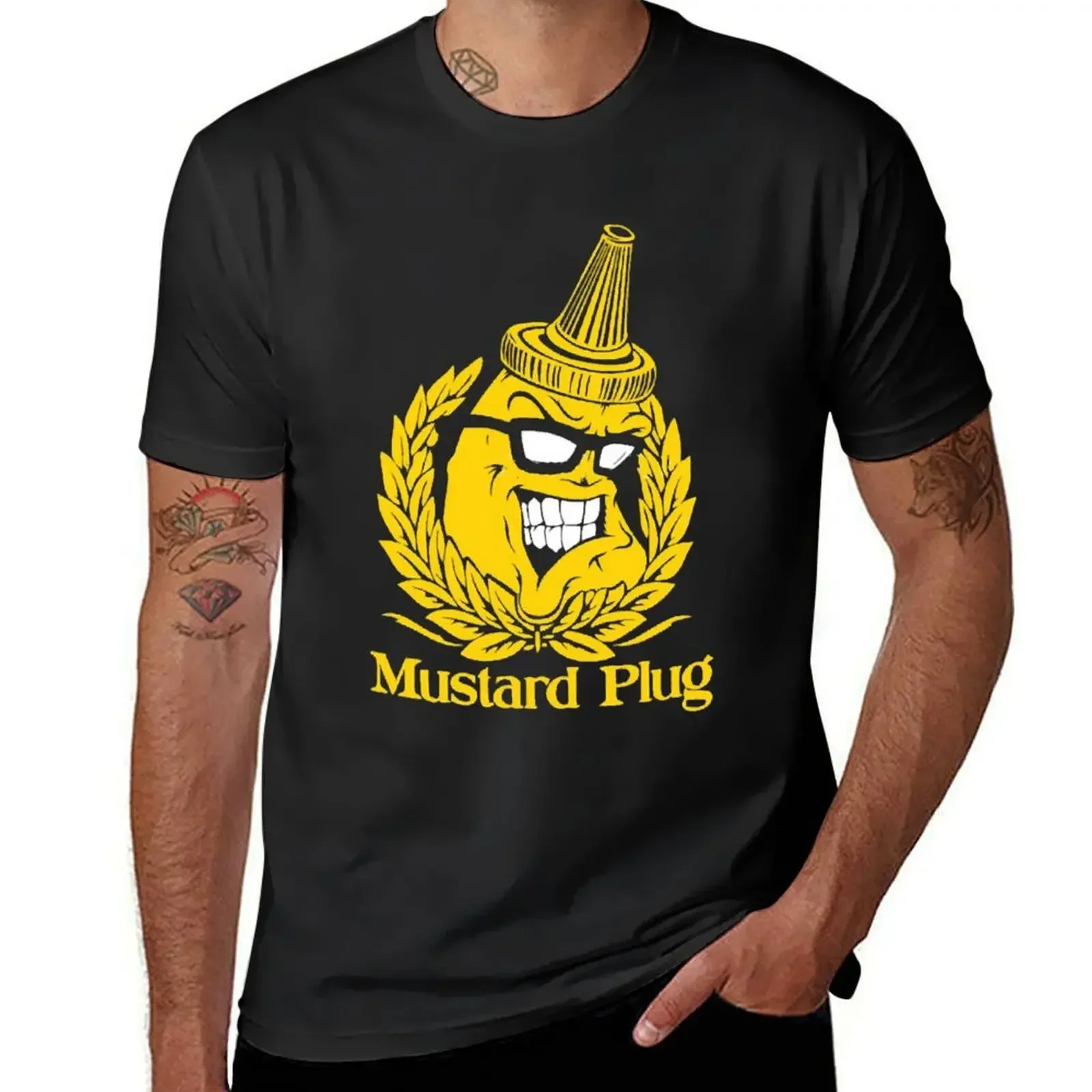 Birthday Gifts Mustard Plug Awesome For Movie Fan T-Shirt quick drying vintage anime shirt anime stuff t shirt men 100℅ cotton