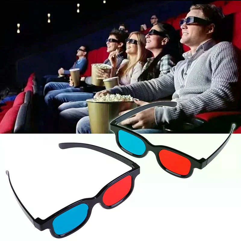 3d Universal Red Blue Glasses for Dimensional Anaglyph Movie Game High Quality Durable Reliable Performance