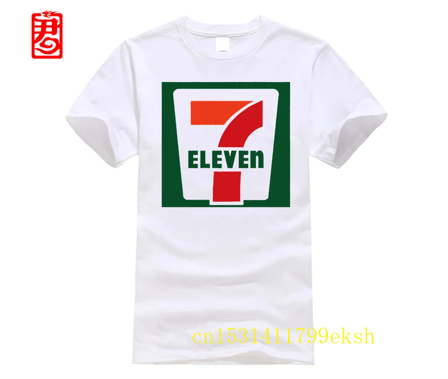 Convenience Store Supermarket Employees Seven Eleven t shirt Fashion Brand T Shirt Men New