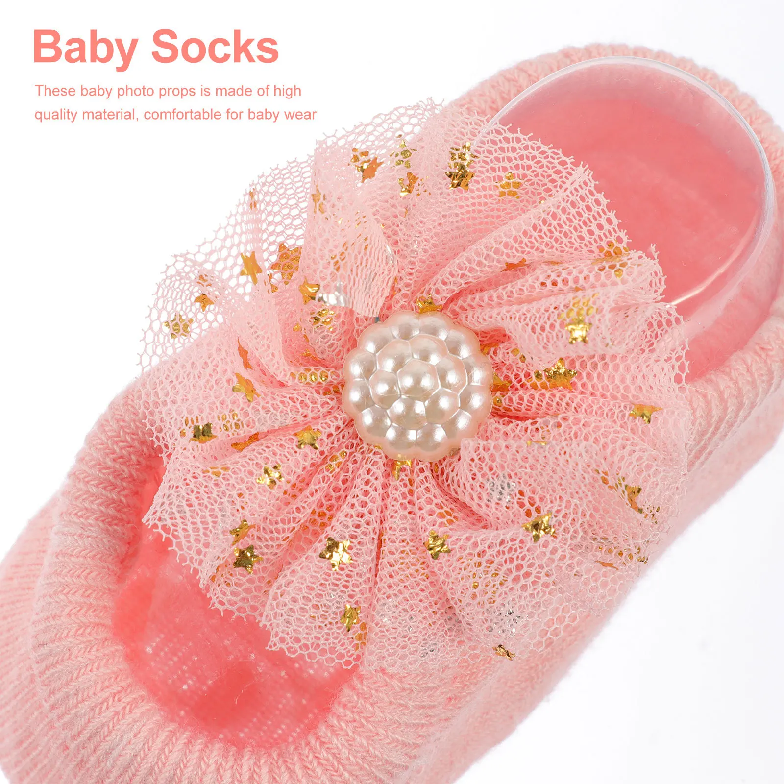 

3Pcs Baby Photo Socks Lace Headbands Sets Newborn Photography Outfits Props Lovely Infant Photography Gift Lace Hairbands
