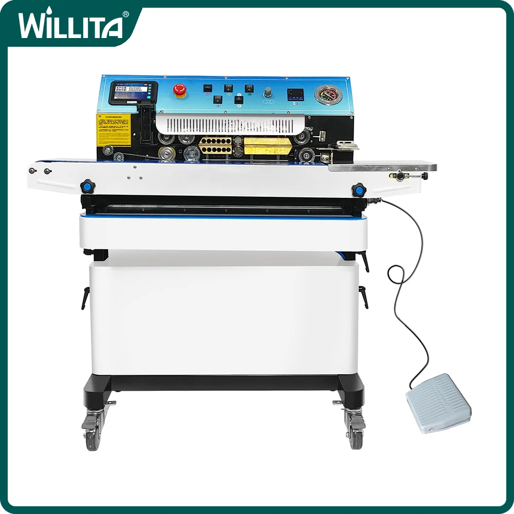 

Industrial Vacuum Packaging Machine with Integrated Coding - Print Expiry Dates, Batch Numbers & Logos, Seal & Evacuate in One S