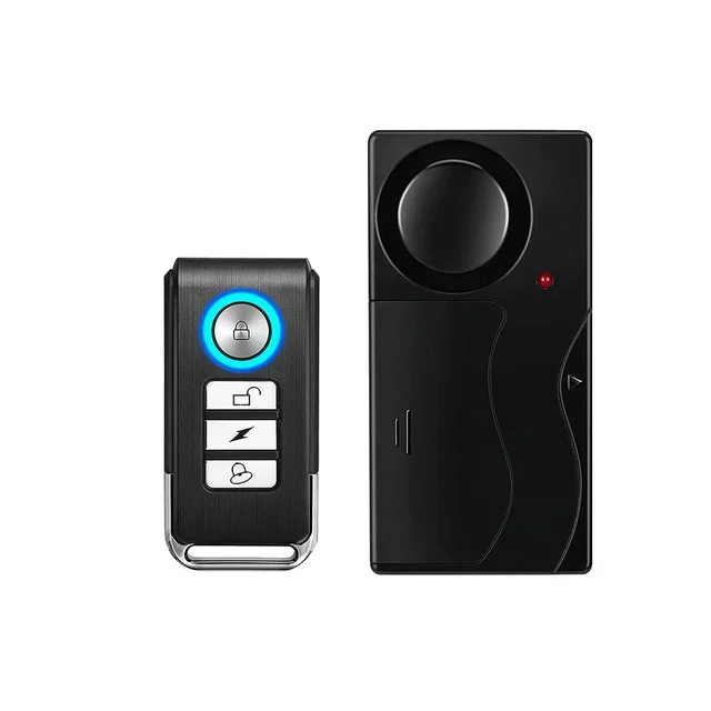 Extractme 108dB Antidiefstalalarm Draadloos trilalarm met afstandsbediening Deur- en raamalarm Autoalarm Beveiligingssysteem