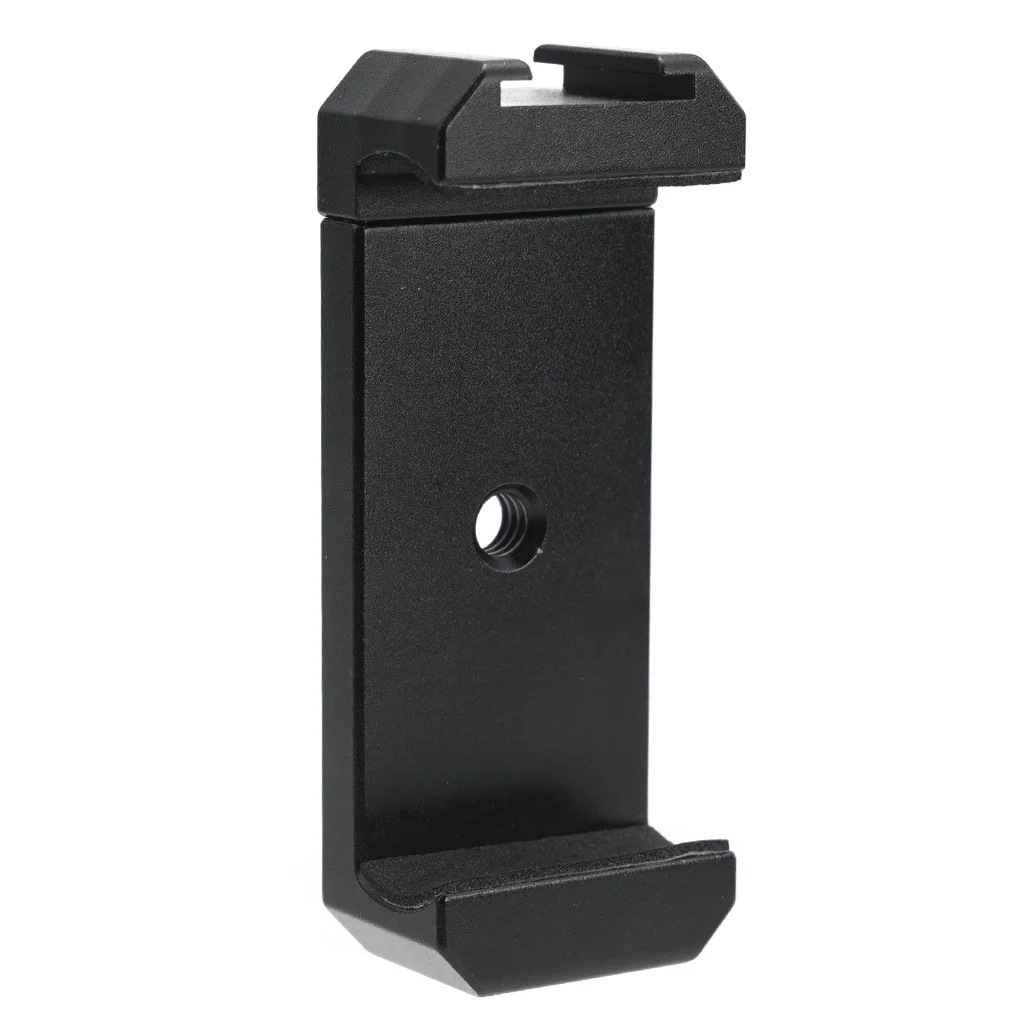 Kaltplattenhalterung aus Aluminium für Mobiltelefone – Smartphone-Clip-Halterung für Video-Vlogging-Handgriff-Kit – Detail 2