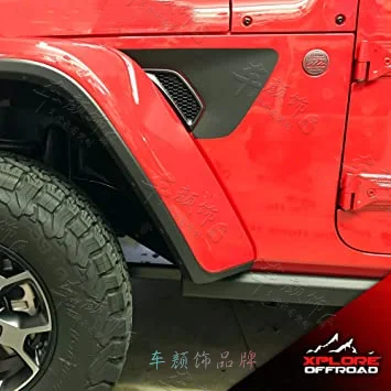 Naklejki samochodowe dla części do jeepa wranglera USA flaga Fender Vent kalkomania dla 2018-2021 Jeep Wrangler JL JK JLU Gladiator JT