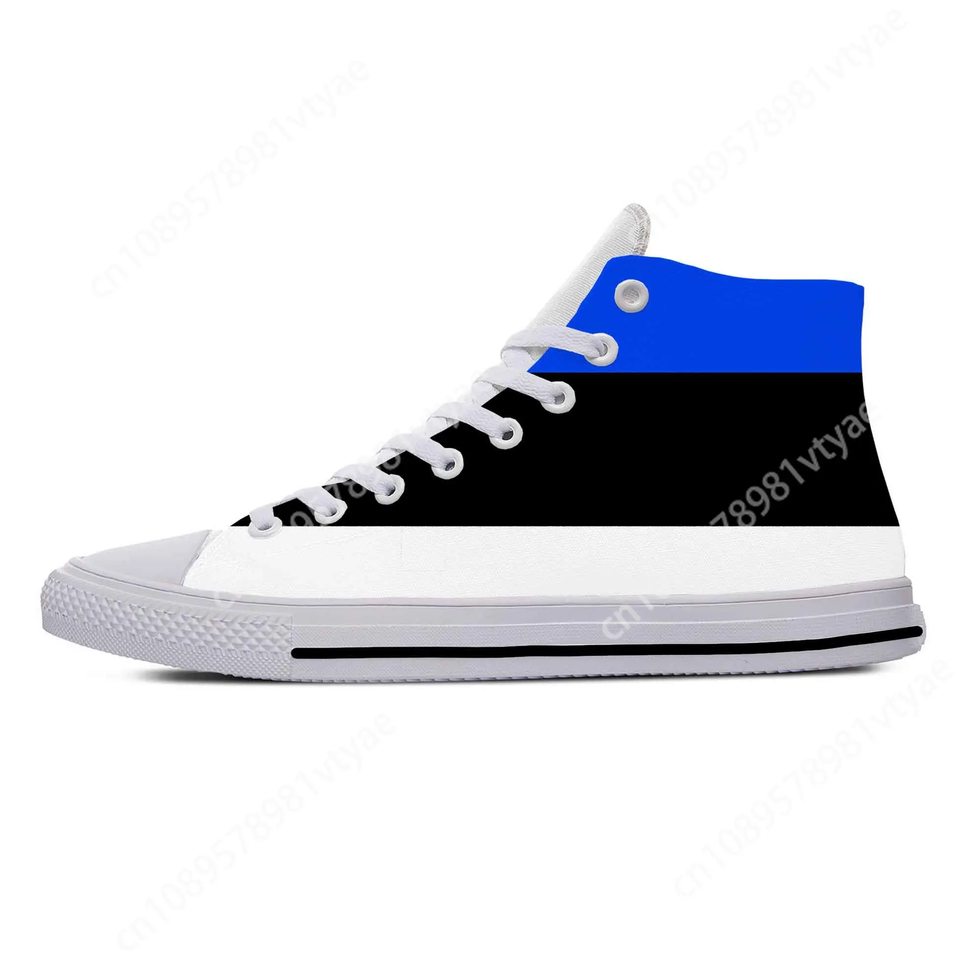 

Hot Estonia Estonian Republic Flag Patriotic Casual Shoes High Top Breathable Men Women Sneakers Lightweight Latest Board Shoes