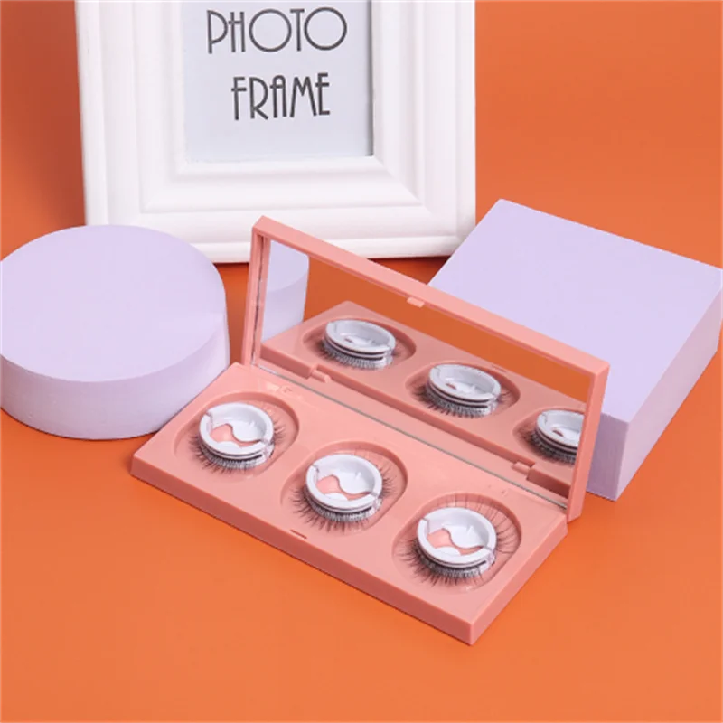 Little Devil Quick-On Self-Adhesive Temperature-Sensitive False Eyelashes 3 Pairs Set for Easy Application And Instant Look