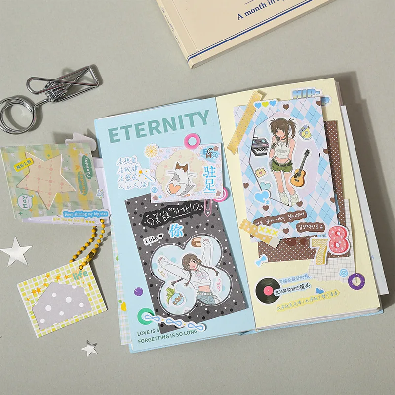 1pack/2pack Heartbeat Freeze Series Border Sticker Pack Versatile Basic Supplies DIY Journal Collage 4 Styles Optional stickers