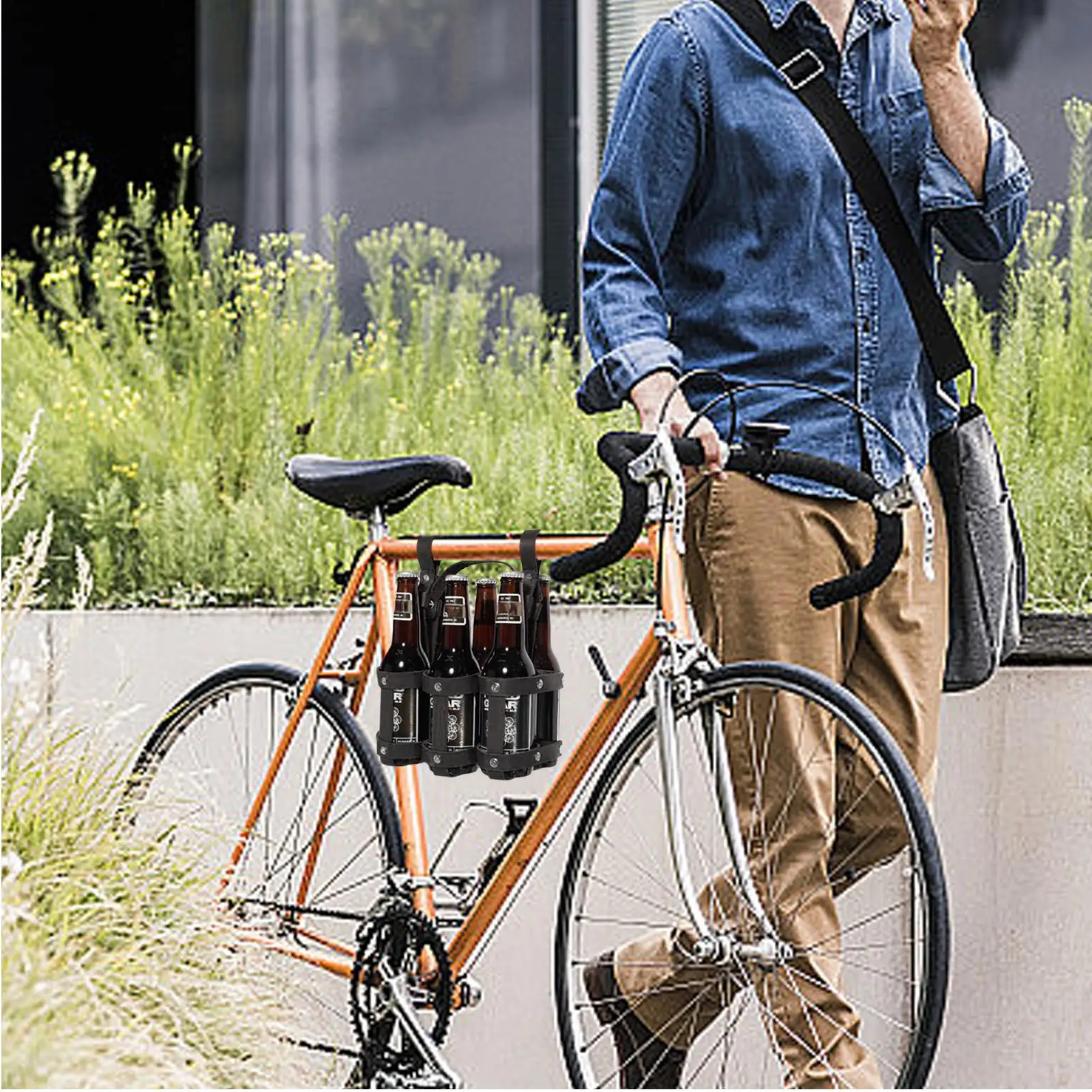 Beer Holder For Bicycle Cycling Beer Storage Spill-Proof Bicycle Wine Rack For Commuting Mountain Road Daily Outdoor Touring
