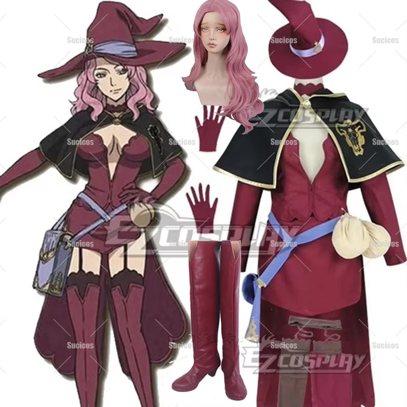 

Anime Vanessa Enoteca Cosplay Costume Wig Dresses Hat Women Girls Halloween Party Carnival Role Play Prop Shoes Custom Made