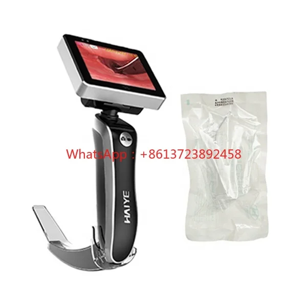 CE Certificated Endoscope Laryngoscope 3.0 inch HD Image Anti-fog All-In-One Video