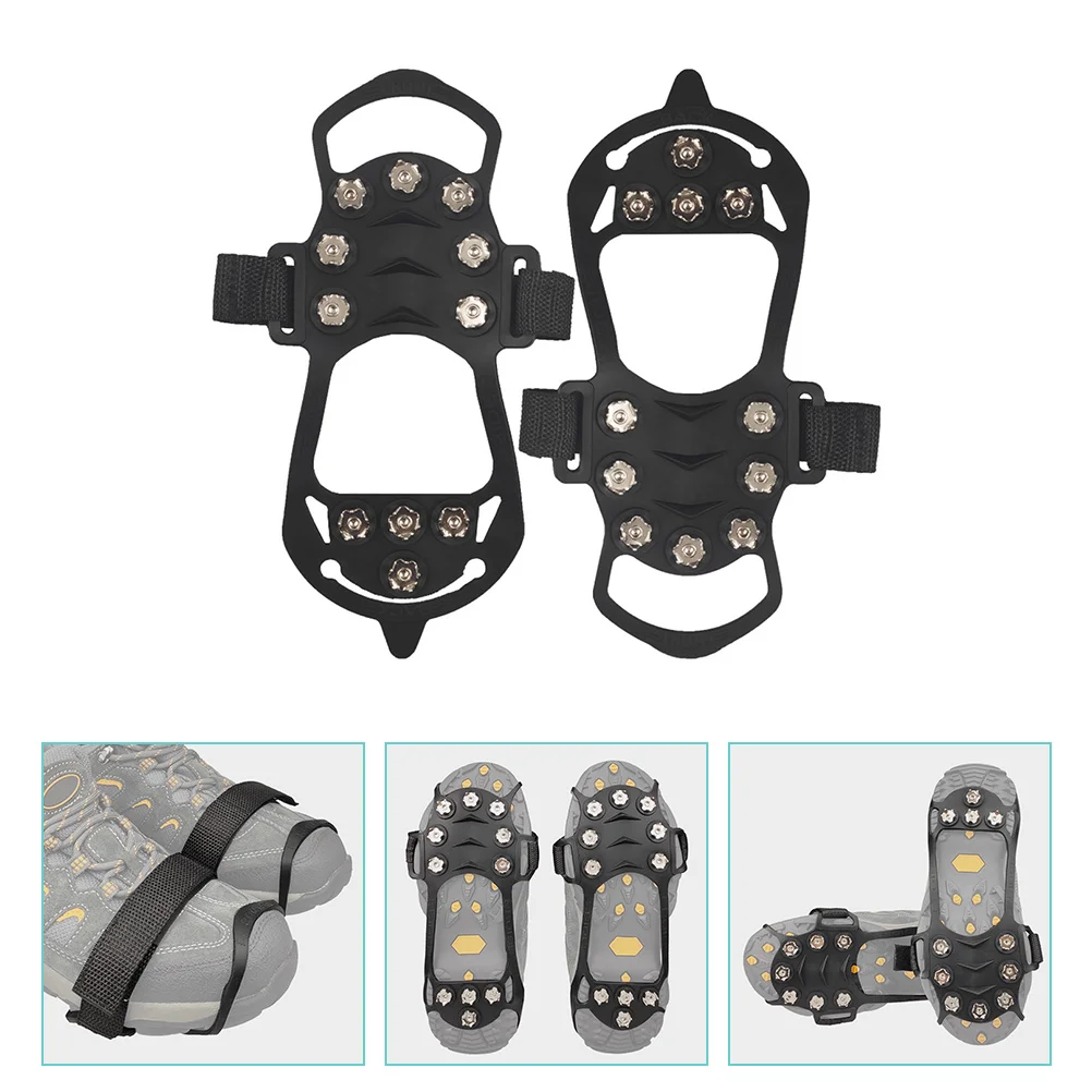 Climbing Shoes Mountaineering Covers Anti-slip Spikes Snowfield Ice Grippers Cleats Crampons Outdoor Supplies