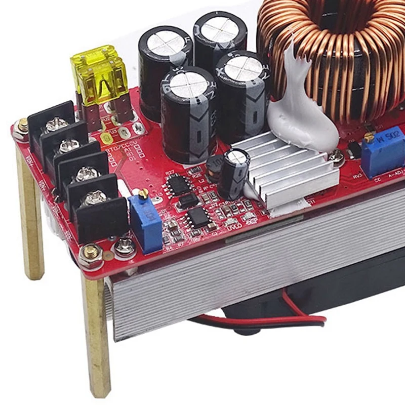 2X 1800W 40A DC-DC Boost Converter Step Up Power Supply Module 10-60V To 12-90V Adjustable Voltage Charger(1800W)