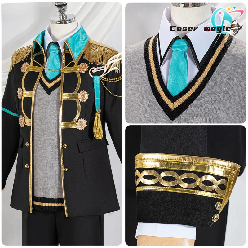 مشروع Sekai: المرحلة الملونة! الفذ. أزياء أكيتو شينونوم التأثيرية بين عشية وضحاها زي اللغة السرية لحفلات الهالوين