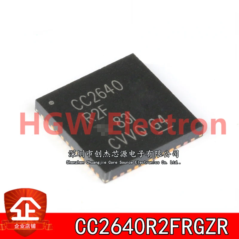 10pcs New and original CC2640R2FRGZR Screen printing:CC2640R2F VQFN-48 wireless transceiver chip CC2640R2FRGZR VQFN48 CC2640R2F