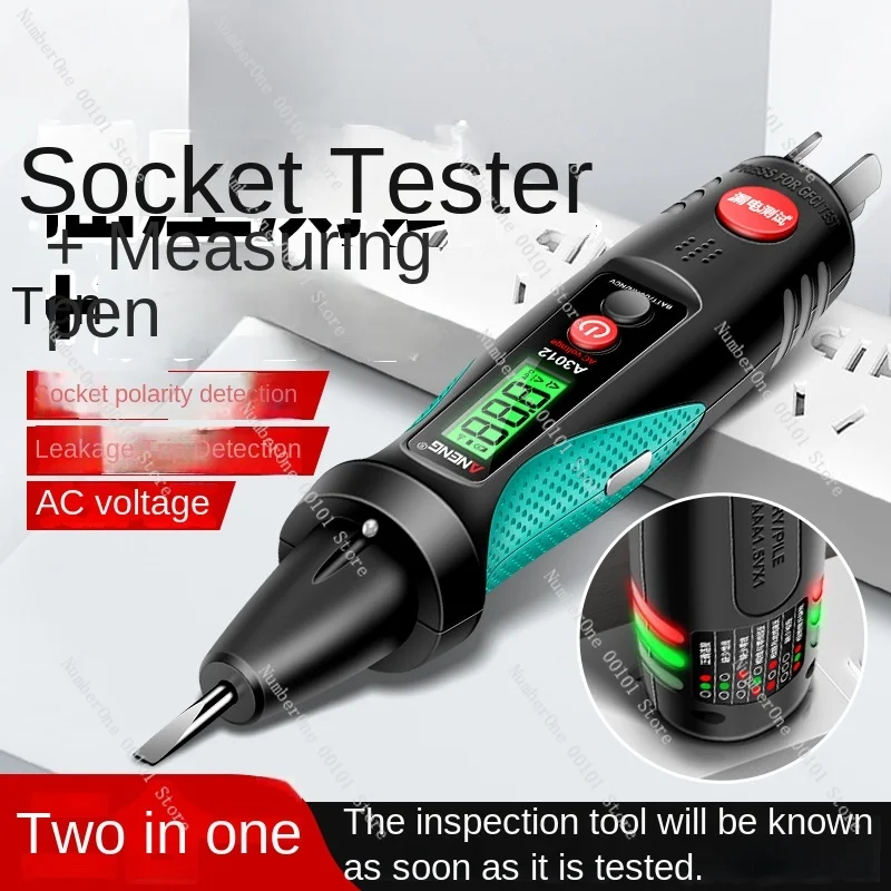 Intelligent Test Pencil Breakpoint Measuring Multifunctional Digital Display Socket Phase Meter Inspection and Test Line