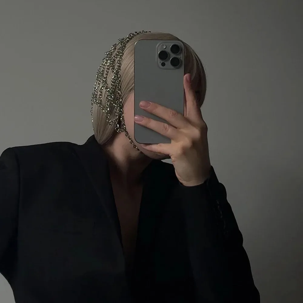 

New Boho Style Crystal Head Chain Chain Link Bridal Crown Wedding Hair Chain Rhinstone Headwrap Accessories