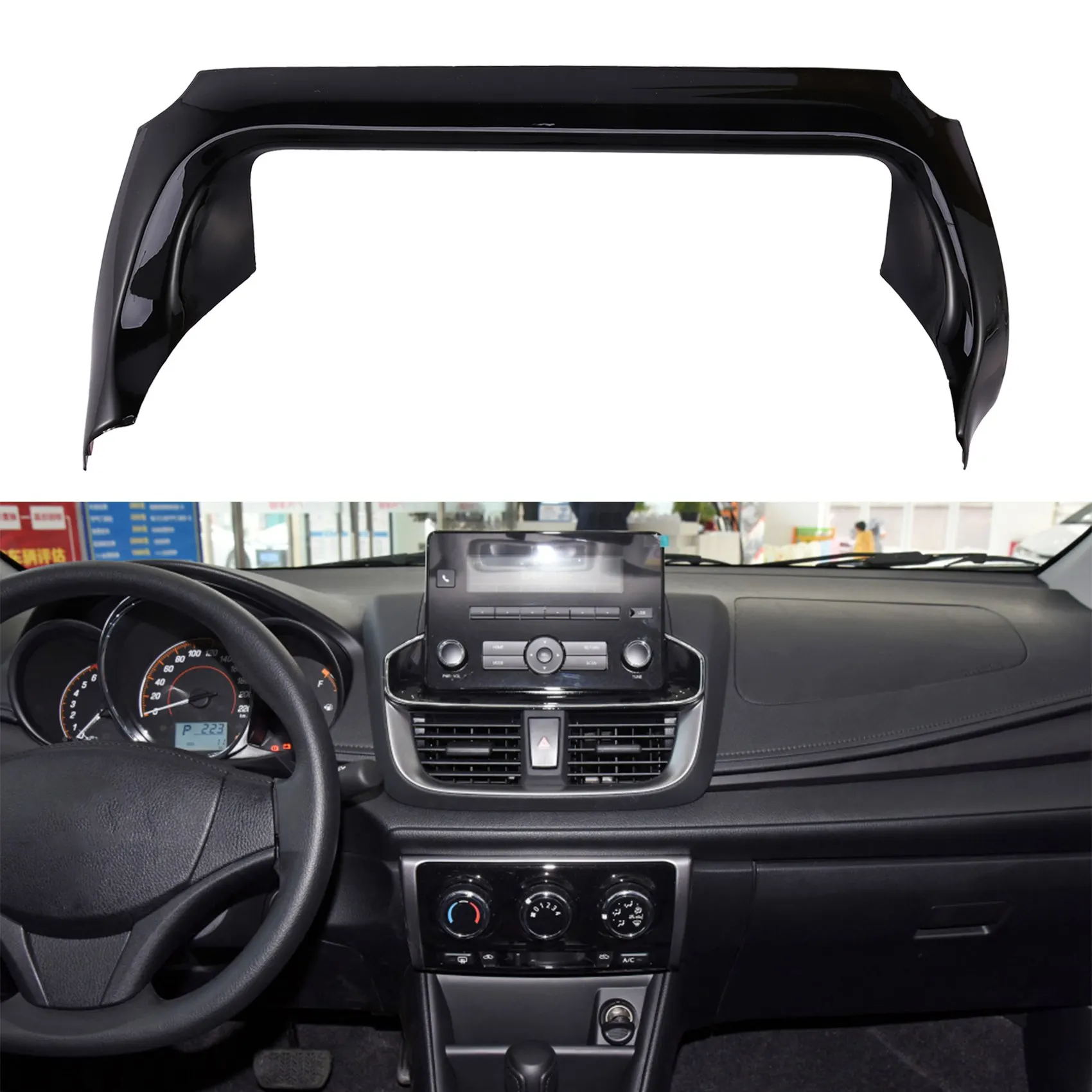 Car Air Conditioning Central Outlet Air Conditioning Air Outlet Decorative Cover for Toyota Yaris CROSS 2020 2021