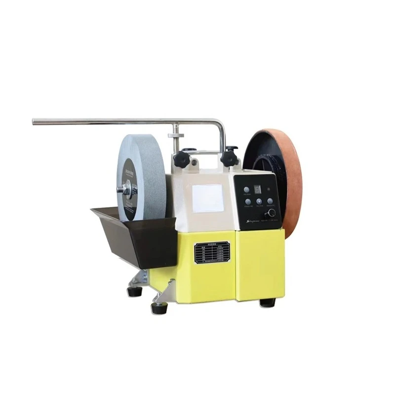 Afilador de cuchillos eléctrico refrigerado por agua con control de velocidad, afilador de hacha, cuchillo de carnicero, afilador de cuchillos de carne