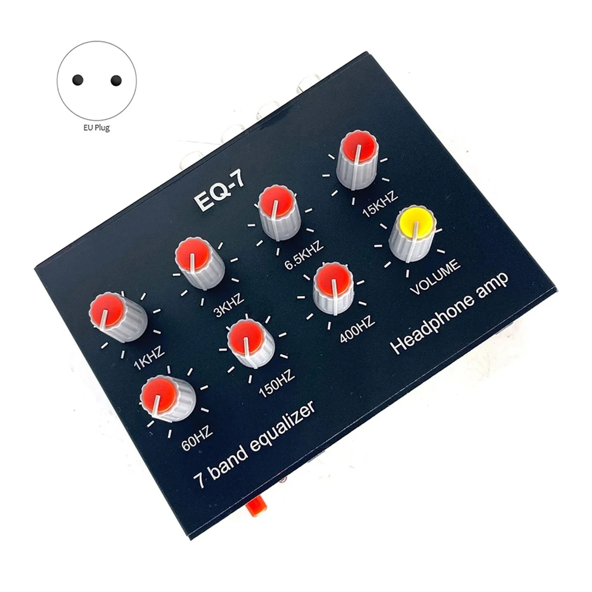 EQ-7 الصوت إشارة سماعة مكبر للصوت 7-الفرقة EQ التعادل 2 قناة الصوت الرقمي التعادل + 12 فولت محول الطاقة الاتحاد الأوروبي التوصيل