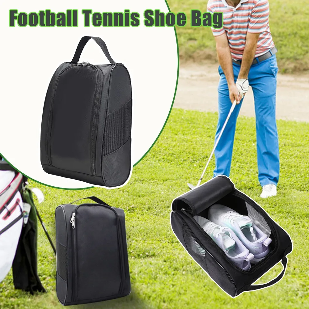 

Travel Golf Shoe Bag Odorless Breathable Mesh Sports Shoes Carry Bag Portable Shoe Organizer Storage Pouch Carrier for Men Women