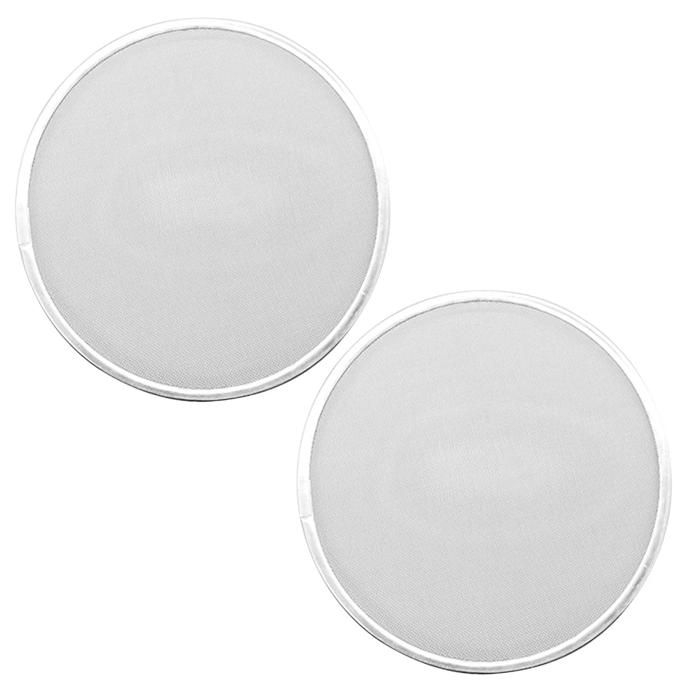 

2pcs Air Fryer Greaseproof Net Stainless Steel Fine Mesh Splatter Cover Splash Guard Lid Kitchen Essentials Cooking Tools