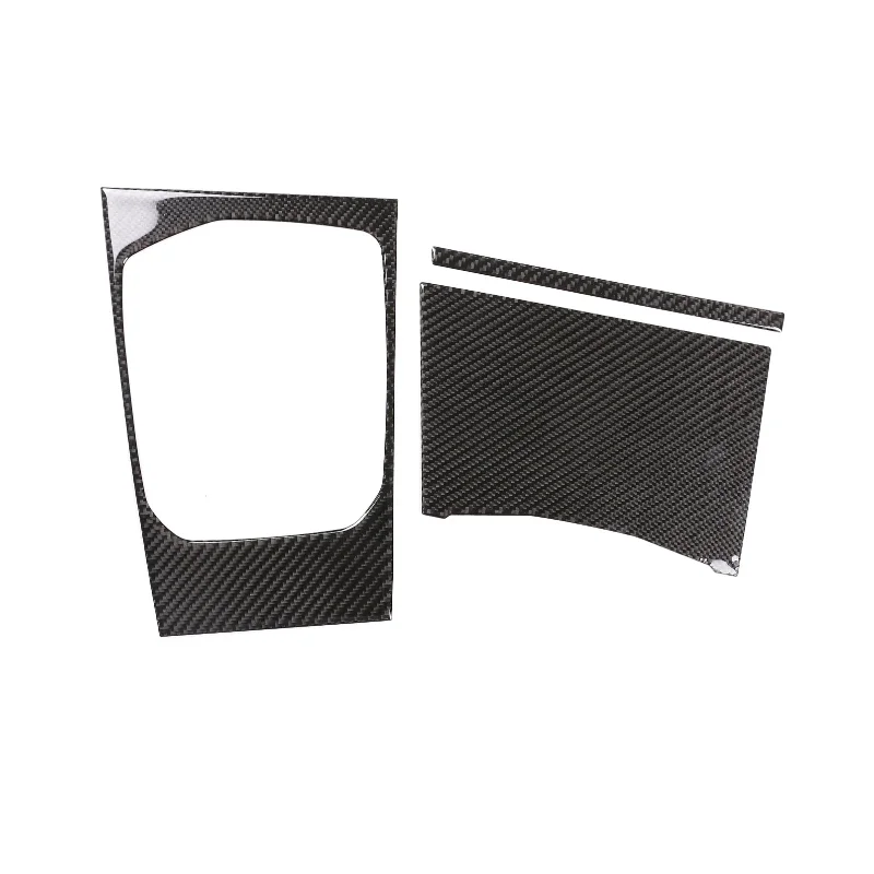 

For BMW 3 Series G20 G21 20-25 Interior Car Accessories(LHD RHD Soft Carbon Fiber Car Center Console Gear Shift Panel Cover Trim