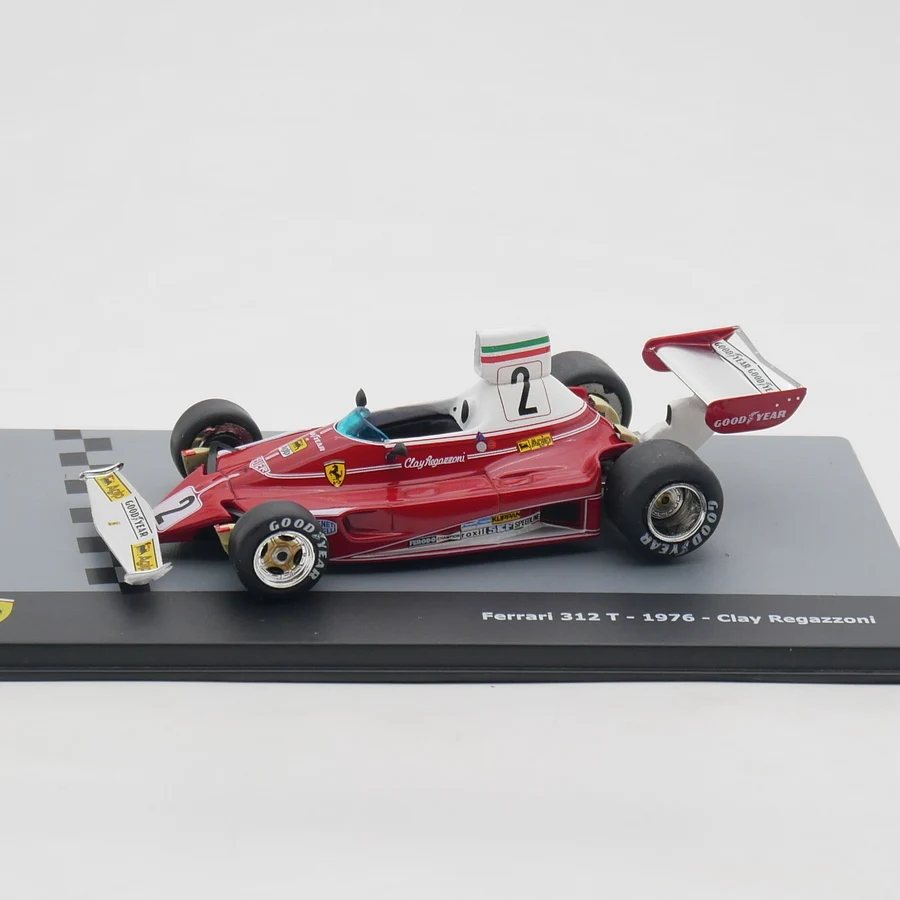 Toy Vehicle Collection Ixo 1:43 Ferrari 312 T 1976 Clay Regazzoni Racing Diecast Car Model 2#