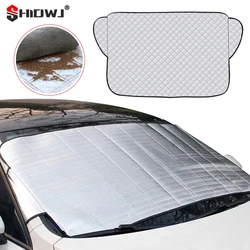 Car Windshield Cover Winter Sun Snow Ice Cover Waterproof Dustproof Anti-frost Anti-fog UV Protection Auto Cover Car Accessories