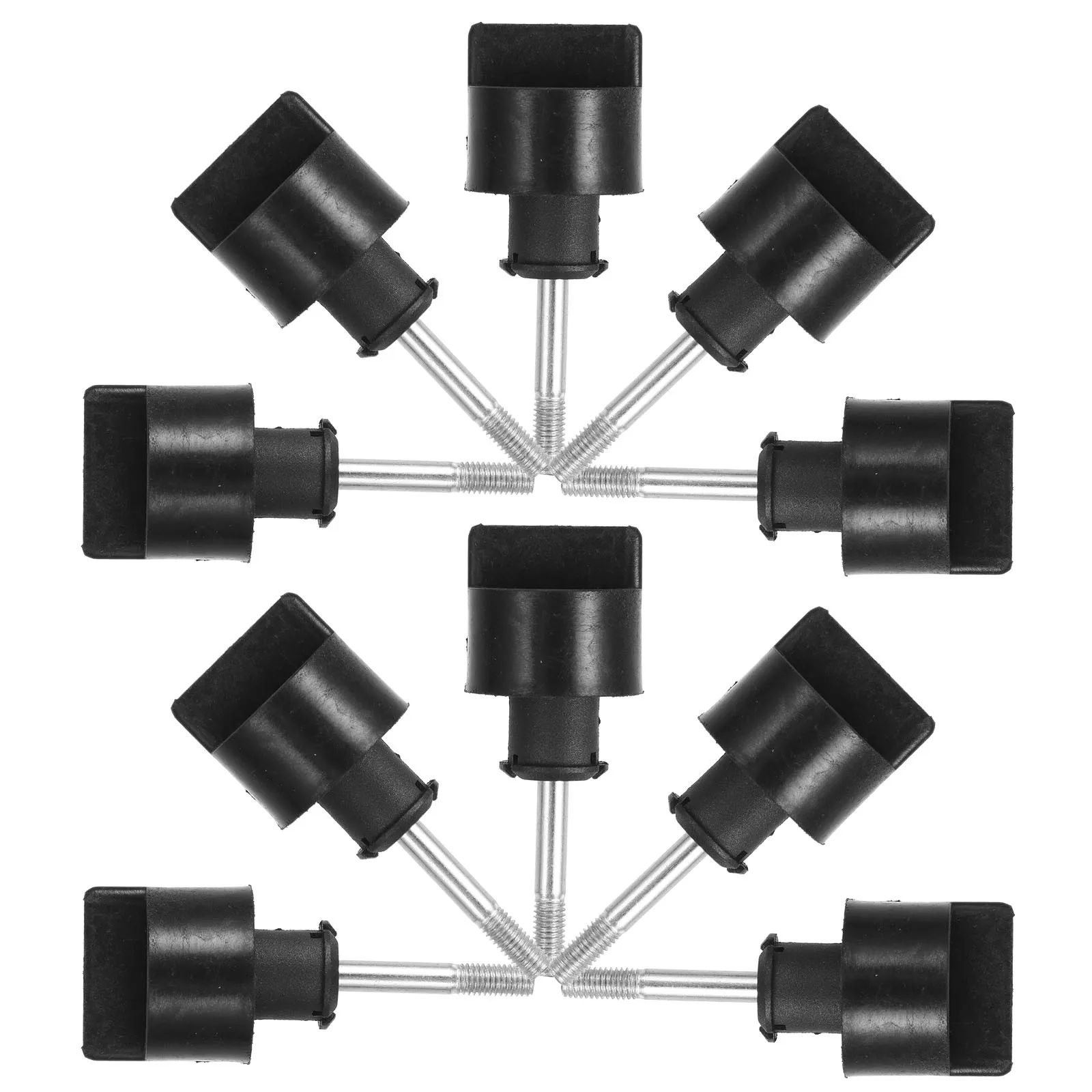 

10Pcs Chainsaw Lock Nut ABS Steel Thumb Screws Impact Resistant Easy Operation Chainsaw Parts Thumb Screw