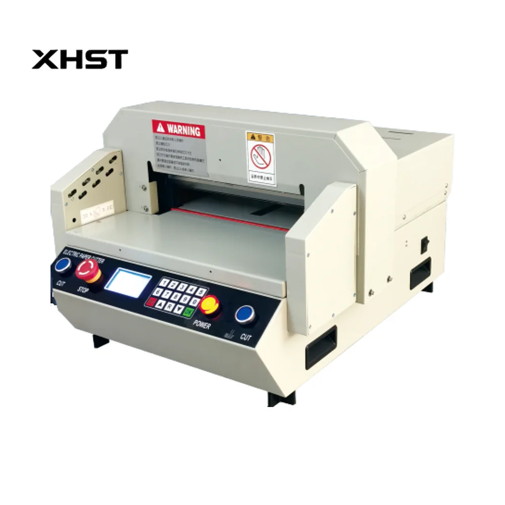330mm Electric Digital Display Automatic Paper Trimmer 220V 40mm Thickness Infrared Protection for Home Office Studio Use
