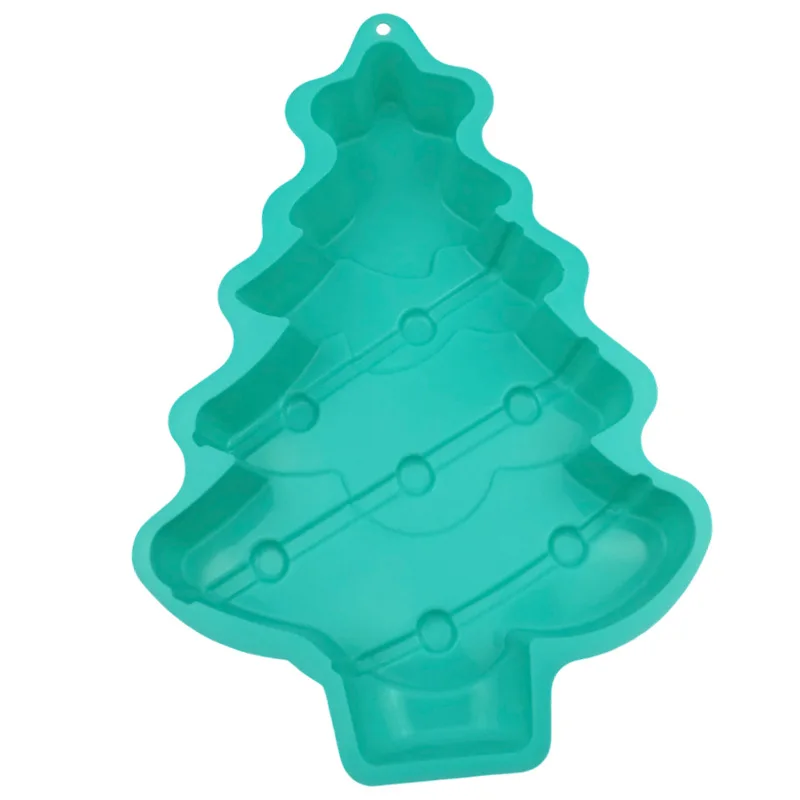 Single Christmas Tree Baking Pan, Easter Series Silicone Mold DIY Bread Mold XG1274