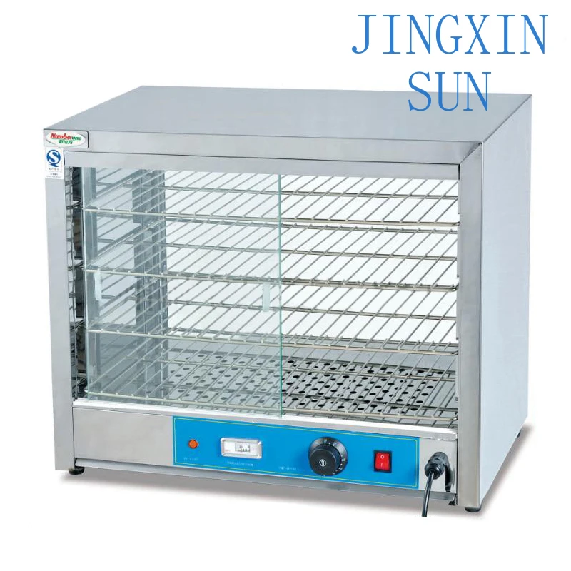 Food Thermal Insulation Cabinet Commercial Food Display Case Egg Tart/Cooked Food Heat Preservation Showcase