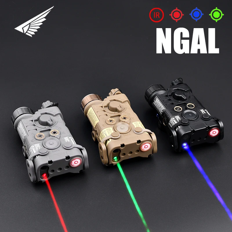 

WADSN Tactical L3 NGAL Version Red Dot Green Blue Laser IR Light Strobe No White Light Airsoft Weapon Hunting Sight Accessory