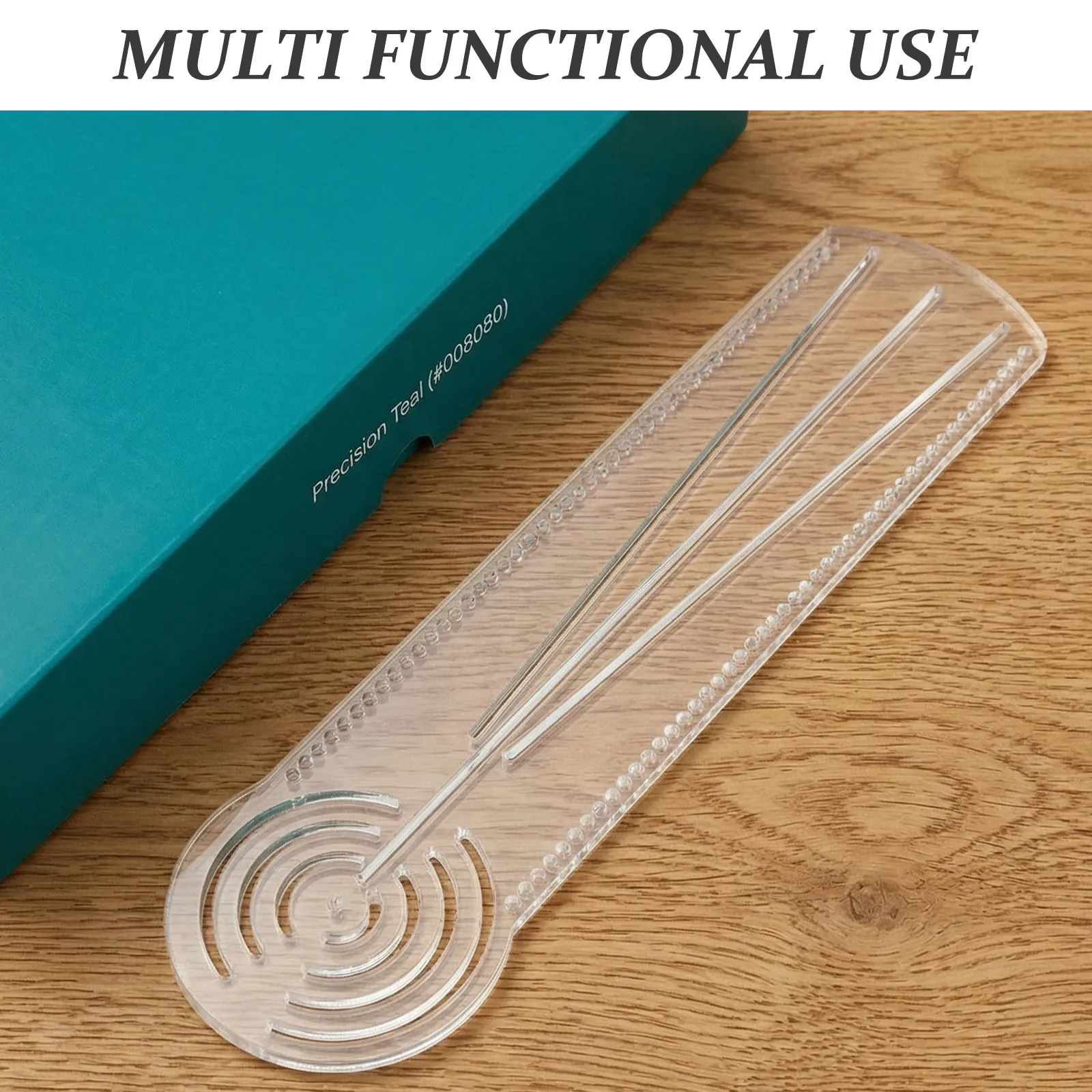 2Pcs Mandala Ruler Acrylic Dot Art Geometry Drawing Tool for Mandala Circle Maker Art Scrapbook Card Making Circle Drawing Ruler