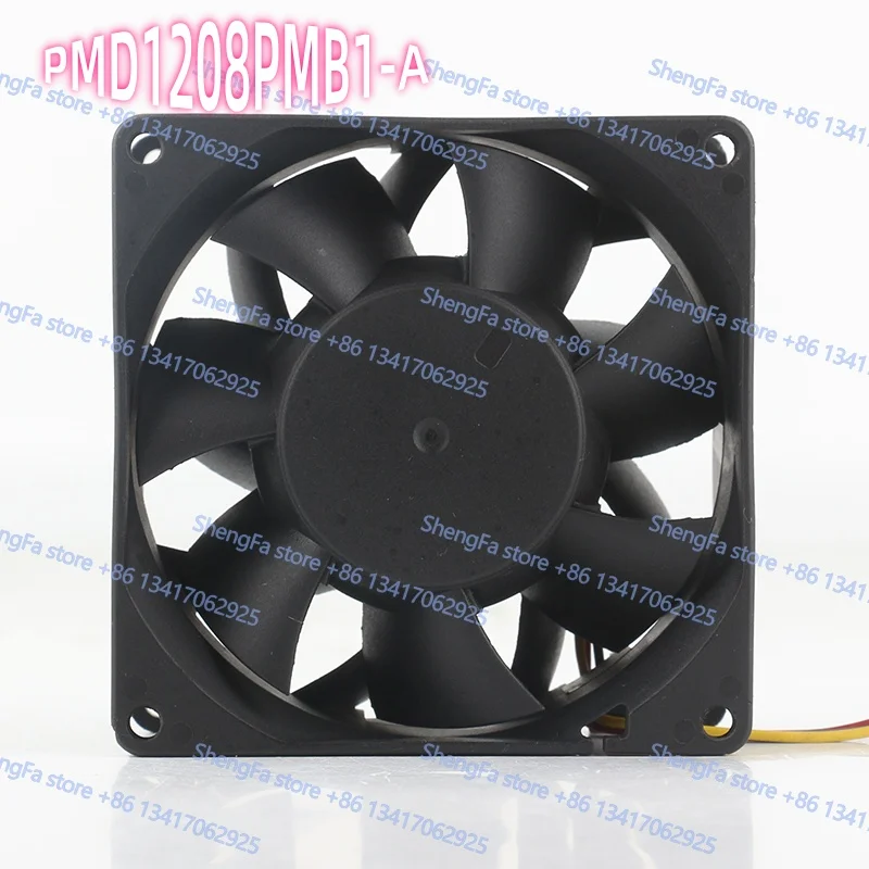 cooling fan New Sunon DC 12V 9.1W AC EC 8038 80X80X38MM Server chassis High air capacity three-wire PMD1208PMB1-A