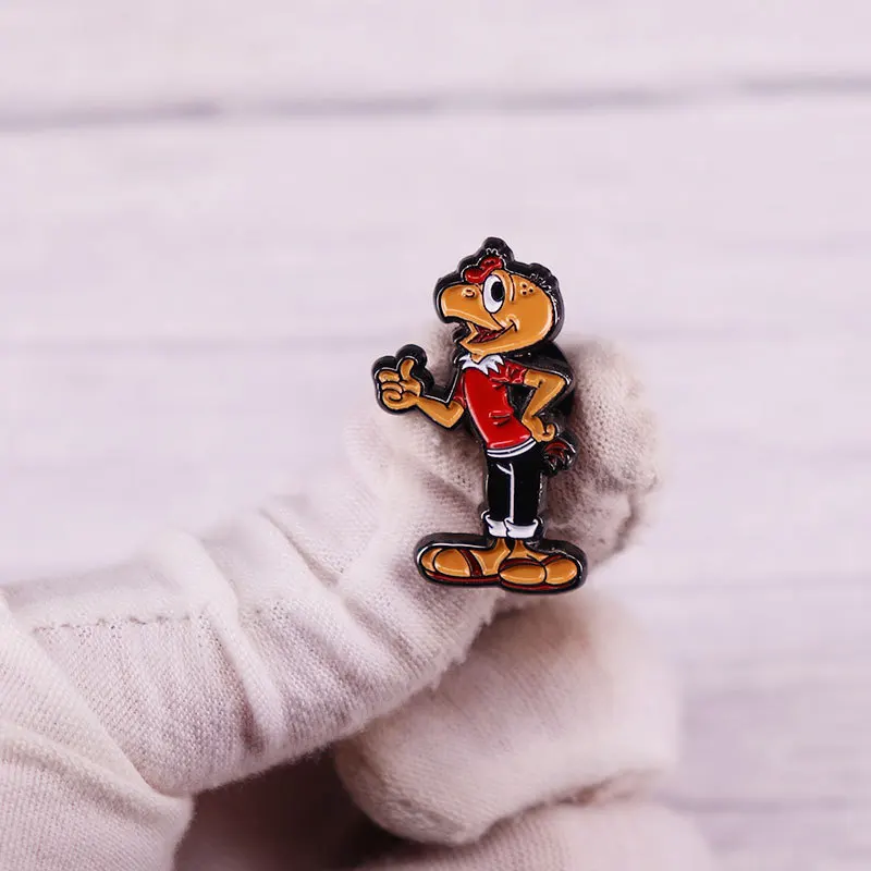 C3724 Space chicken Women's Brooch on Clothes Lapel Pins for Backpack Decorative Enamel Pins Badges Jewelry Accessories