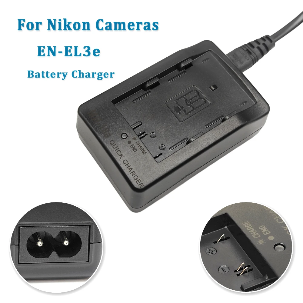 MH-18 MH18A Battery Charger for Nikon EN-EL3E D50 D70 D100 D80 D200 D90 D300 EN-EL3E EL3A EL3E D100SLR D700 D70S MH-18A