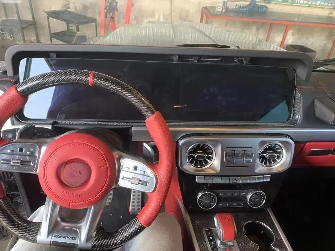 12.3Inch with speedometer Android Car Radio With  LCD Instrument Cluster for G Class NTG 4.5 Carplay Multimedia Player