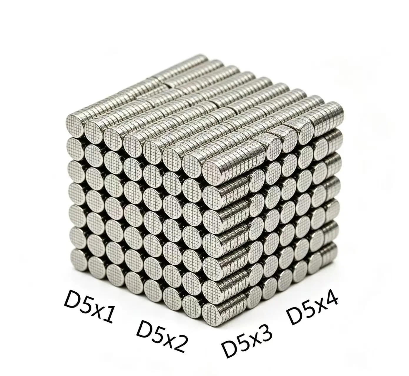500PCS/LOT Disc NdFeB Magnet 5*1 5*2 5*3 5*4 Strong N35 Round Speaker Permanent Neodymium Magnets 5x1 5x2 5x3 5x4