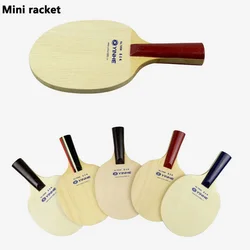 Huieson Mini Size Table Tennis Blade Pure Wood Small Size Pingpong Racket for Children Training Signature