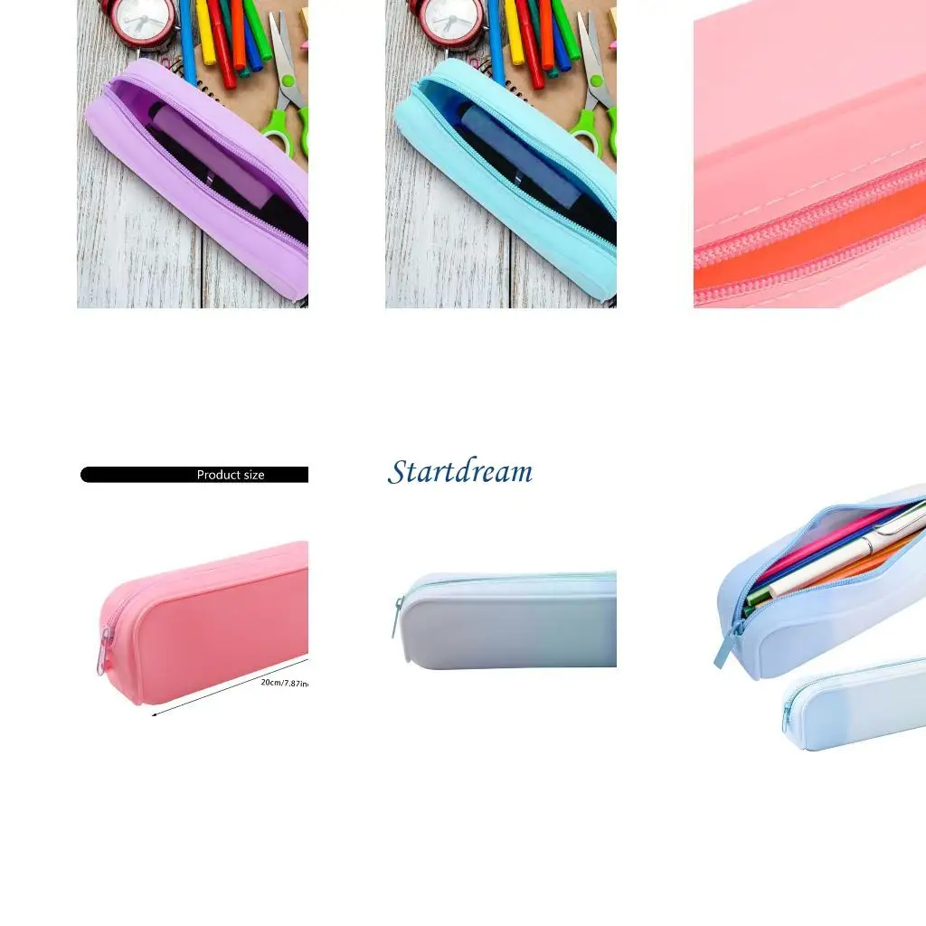 

Водостойкий силиконовый пакет для карандаша для карандаша для студентов K92C