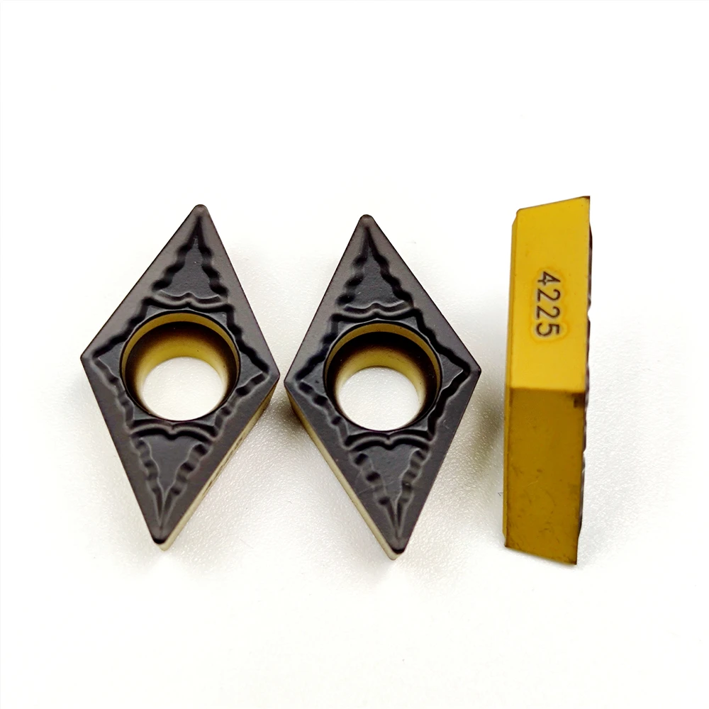 Imagem -02 - Inserções de Carboneto Cnc Fresagem Ferramentas de Torneamento para Aço Dcmt 070204 11t304 11t308 pm 4225 Dcmt070204 Pm4225 Dcmt11t304 Dcmt11t308